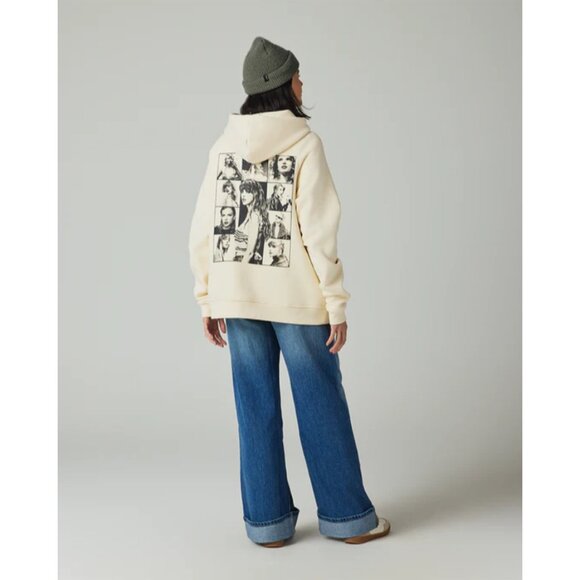 Taylor Swift Sz. L The Eras Tour I Beige Hoodie - Picture 3 of 15